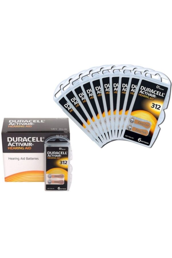 Activair 312 Numara Işitme Cihaz Pili 6x10 (60 Adet)