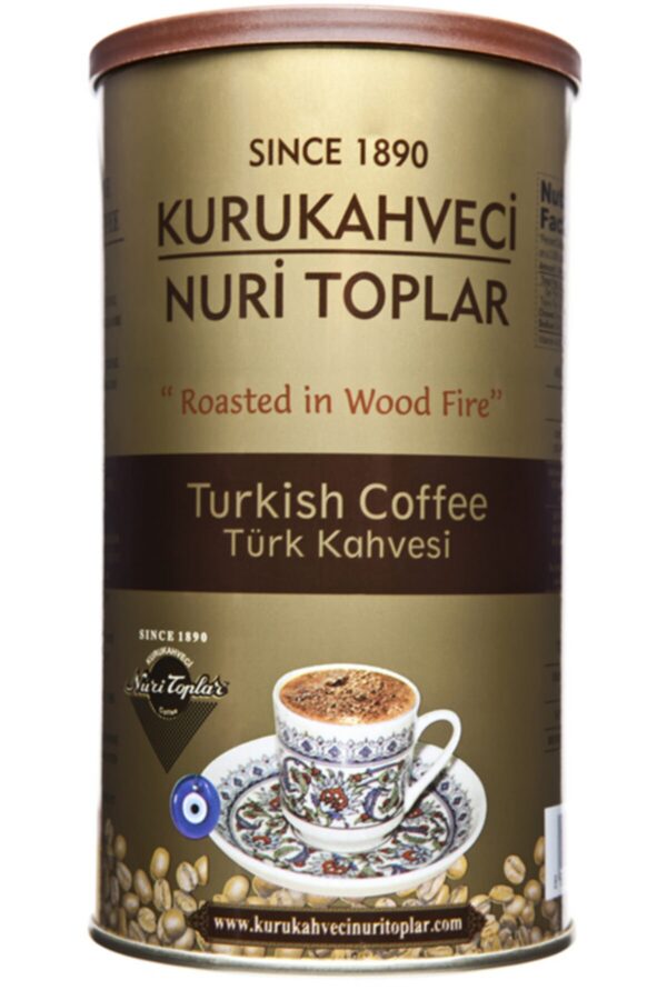 Nuri Toplar Türk Kahvesi Teneke 500gr