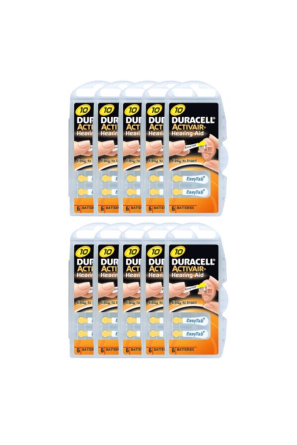 Activair 10 Numara Pil 10'lu Paket Seti