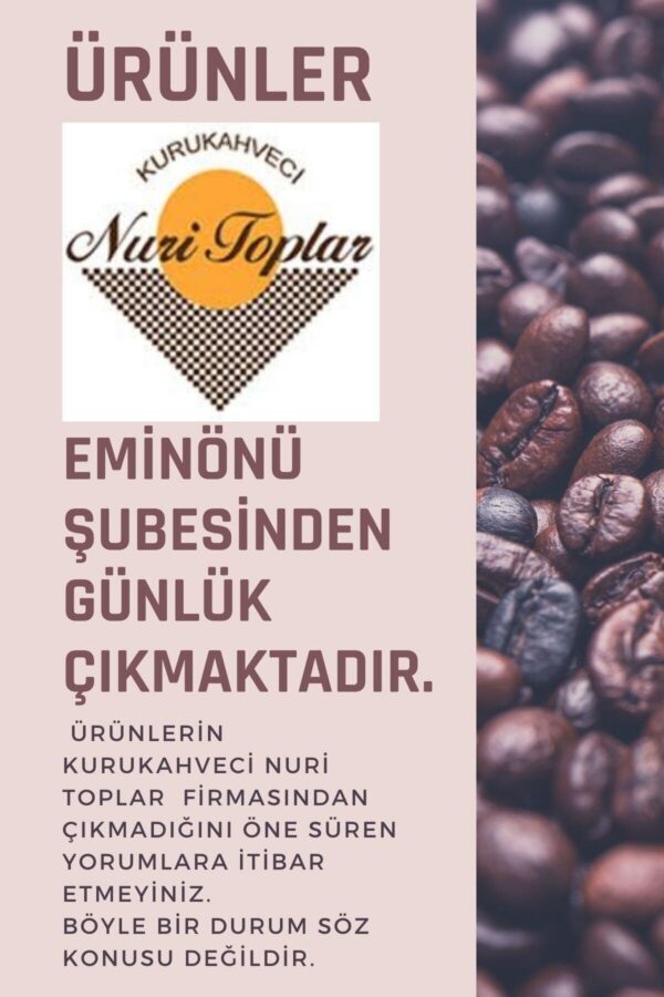 Odun Ateşinde Kavrulmuş Türk Kahvesi 6x250 gr (1500 gr) - Nuri Toplar