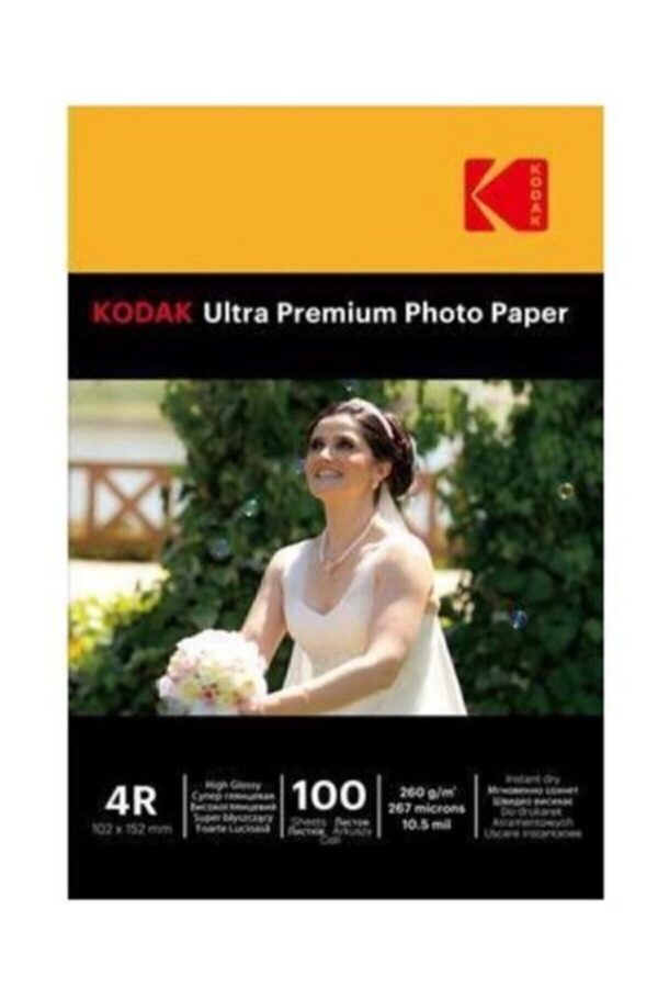 10x15 cm Parlak Fotoğraf Kağıdı 260 gr — 100 Yaprak