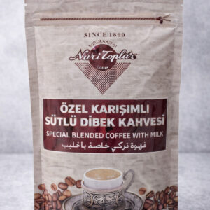 Odun Ateşinde Kavrulmuş Sütlü Dibek Türk Kahvesi 250 gr - Nuri Toplar