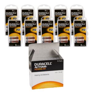 312 Numara İşitme Cihazı Pili 10 X 6 Lı Paket 60 Adet Pil Pr41 Kulaklık Pili