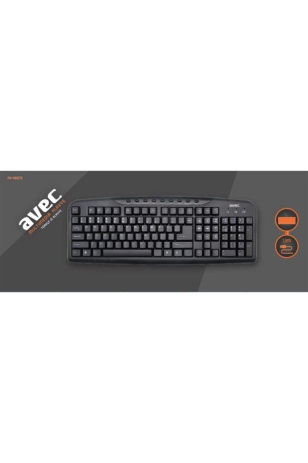 Av-kb979 Multimedya Klavye