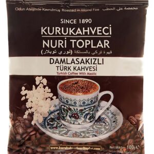 Odun Ateşinde Kavrulmuş Damla Sakızlı Türk Kahvesi 100 gr - Nuri Toplar