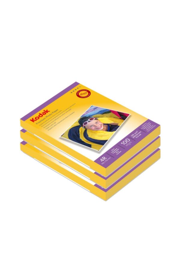 15x21 cm (A5) Parlak Fotoğraf Kağıdı 230 gr - 3'lü Paket 300 Yaprak Inkjet Glossy