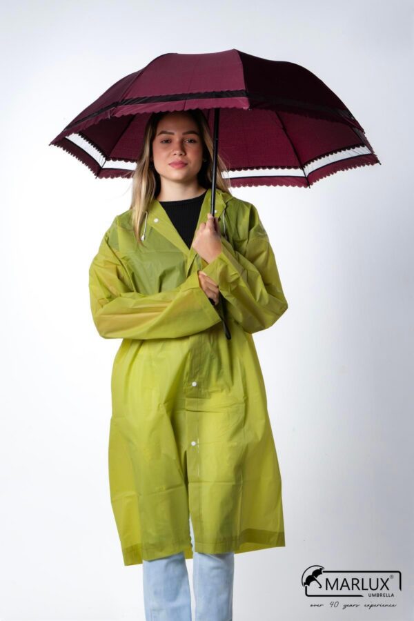 Bordo Dantelli Kadın Şemsiye M21mar107r003