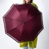 Bordo Dantelli Kadın Şemsiye M21mar107r003