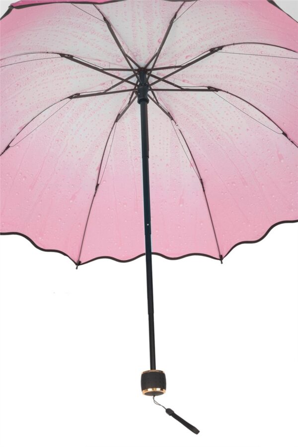 Pembe Yağmur Damlası Kadın Şemsiye M21mar401r002