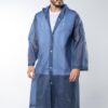 Kadın Erkek Yağmurluk Kapüşonlu Çıtçıtlı Eva Lacivert Yağmurluk M21MRC881R04