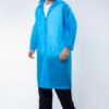 Kadın Erkek Yağmurluk Kapüşonlu Çıtçıtlı Eva Mavi Yağmurluk M21MRC881R08
