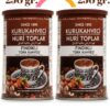 Odun Ateşinde Kavrulmuş Fındıklı Türk Kahvesi 2x250 gr Teneke Kutu (İçecek Hediyeli) - Nuri Toplar