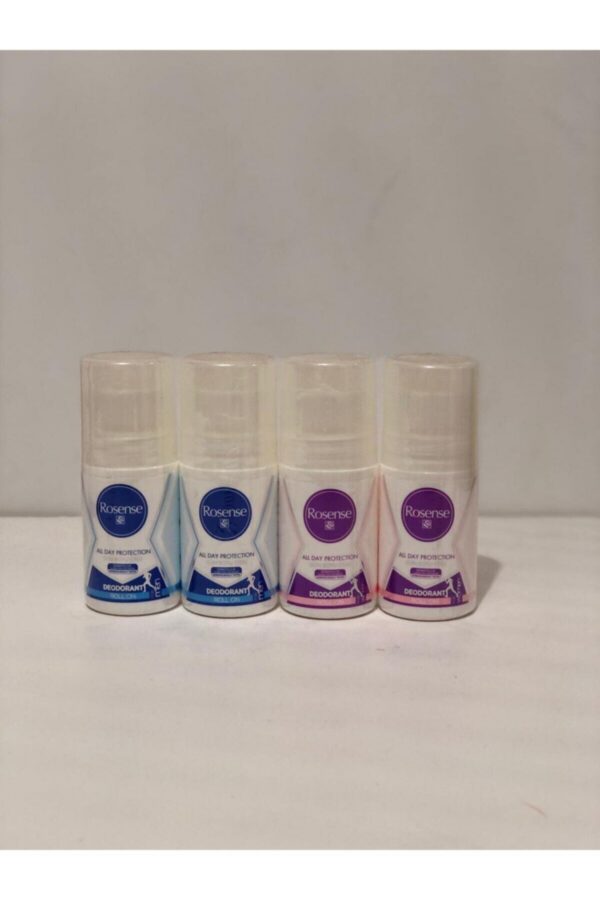Rosense Gül Özlü Roll-on Deodorant 50 ml - 2 Bayan + 2 Bay 4'lü Set