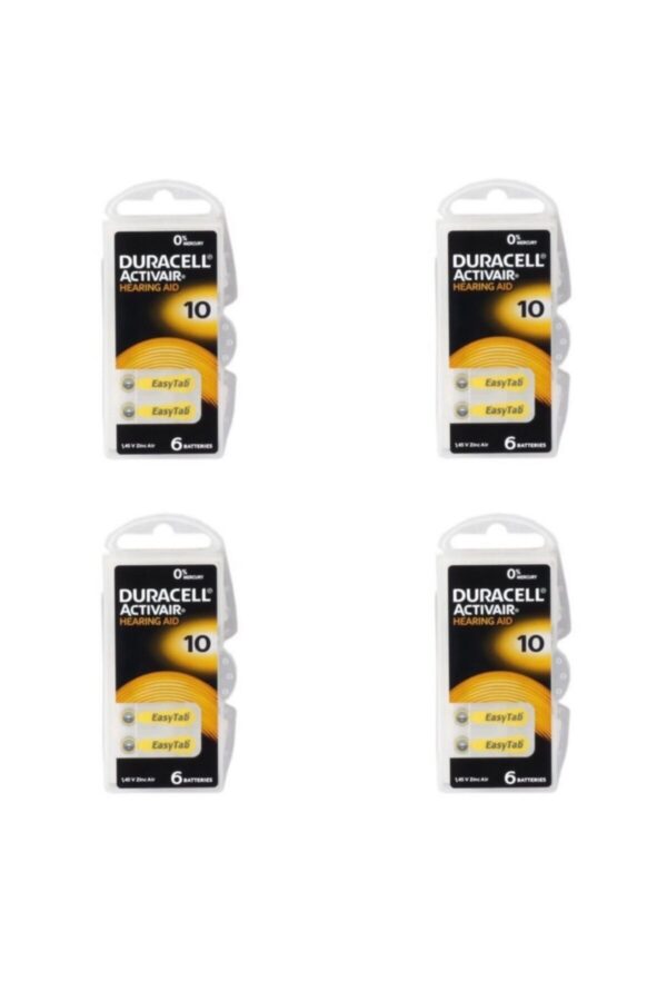 Actıvaır 10 Numara 24 Li Kulaklık Pili (4 Paket 24 Adet)