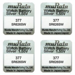 Silver 1,55v 377 Sr626w Saat Pili 4 Adet