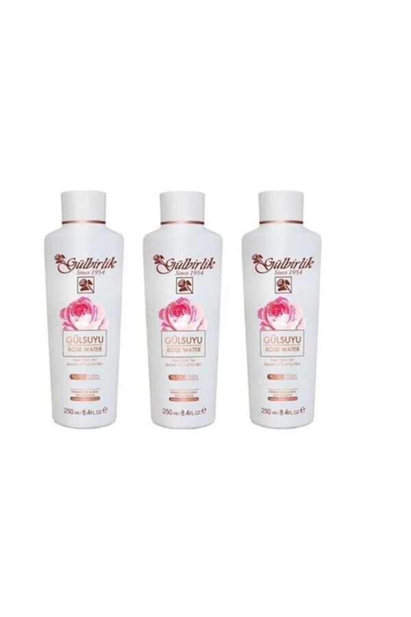 Gülbirlik %100 Doğal Gül Suyu 250 ml — 3'lü Paket
