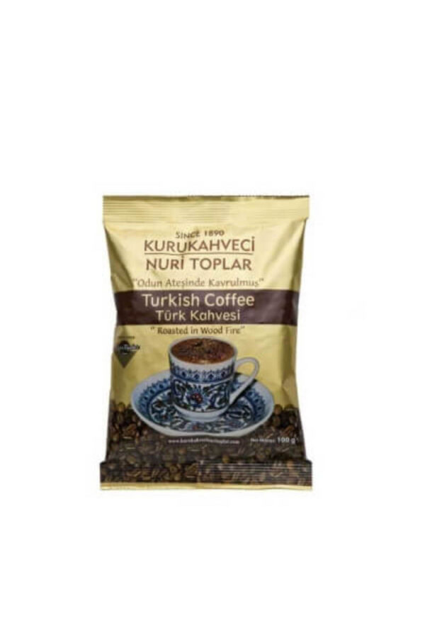 Odun Ateşinde Kavrulmuş Türk Kahvesi 100 gr - Nuri Toplar