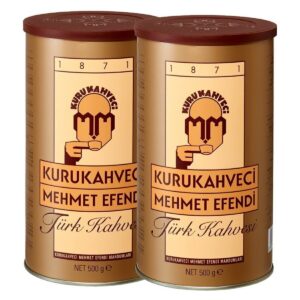 Kurukahveci Mehmet Efendi Türk Kahvesi 2x500 gr (1 kg) - Teneke Kutu
