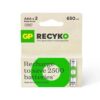 Gp Recyko 650 Mah R03 Aaa Şarjli 2li Ince Kalem Pil Gp65aaahcer21-2tlb2 (gprhch63e041