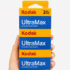 UltraMax 400 ISO 35mm 135/36 Renkli Negatif Film 3'lü Paket (Toplam 108 Poz) SKT: 05/2028