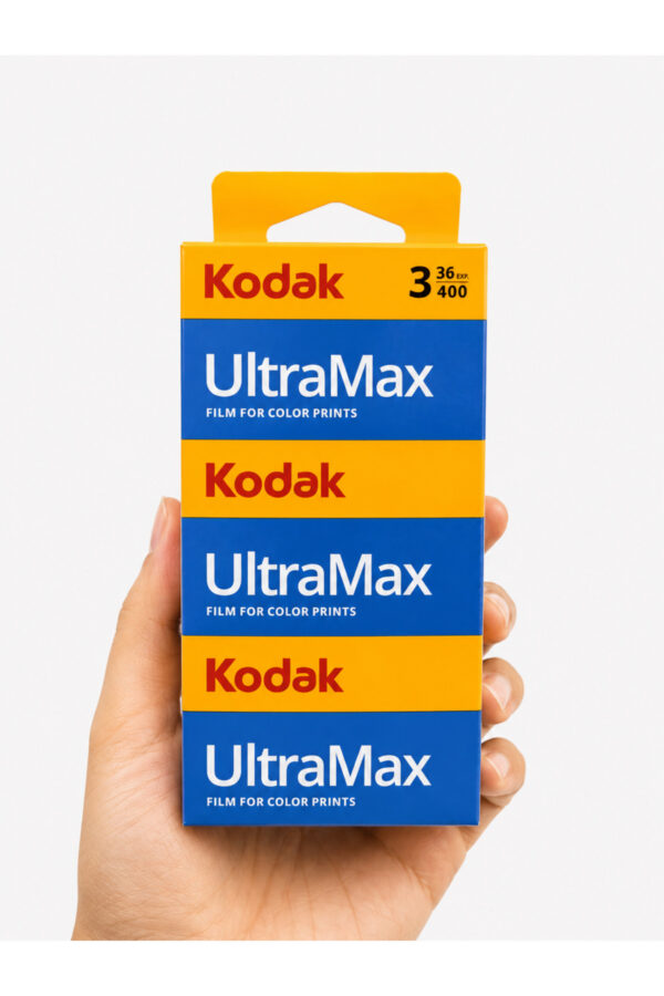 UltraMax 400 ISO 35mm 135/36 Renkli Negatif Film 3'lü Paket (Toplam 108 Poz) SKT: 05/2028