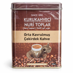 Odun Ateşinde Kavrulmuş Çekirdek Türk Kahvesi 250 gr - Nuri Toplar