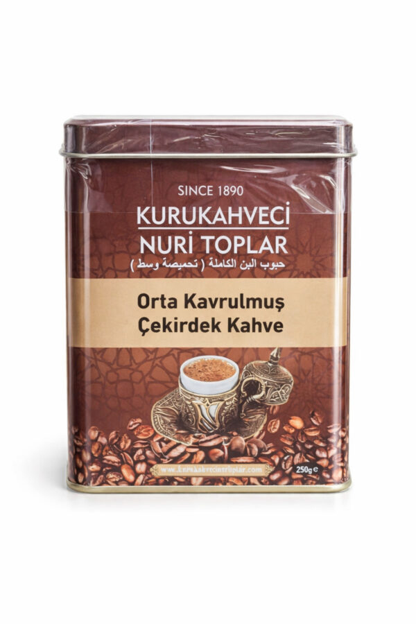 1_org_zoom-520.jpg Odun Ateşinde Kavrulmuş Çekirdek Türk Kahvesi 250 gr - Nuri Toplar