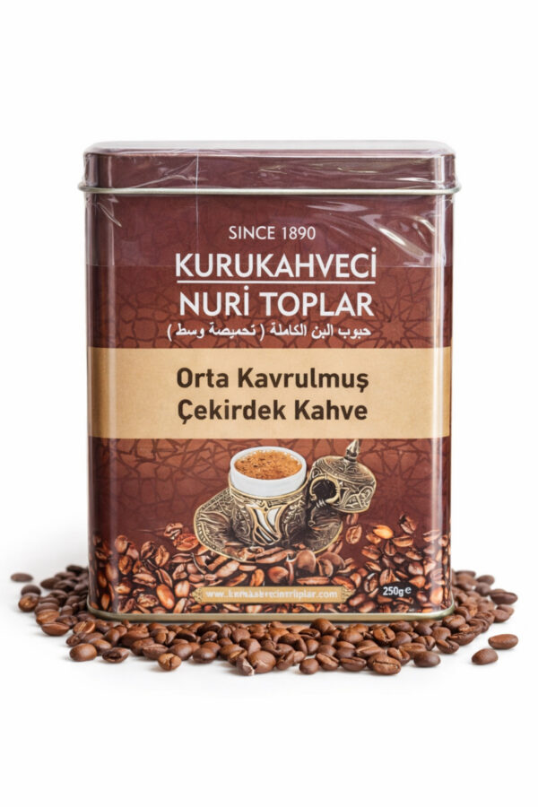 1_org_zoom-521.jpg Odun Ateşinde Kavrulmuş Çekirdek Türk Kahvesi 250 gr - Nuri Toplar