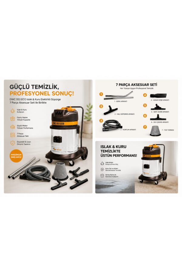 Süpürge full aparatı Dwc553 pro modeli