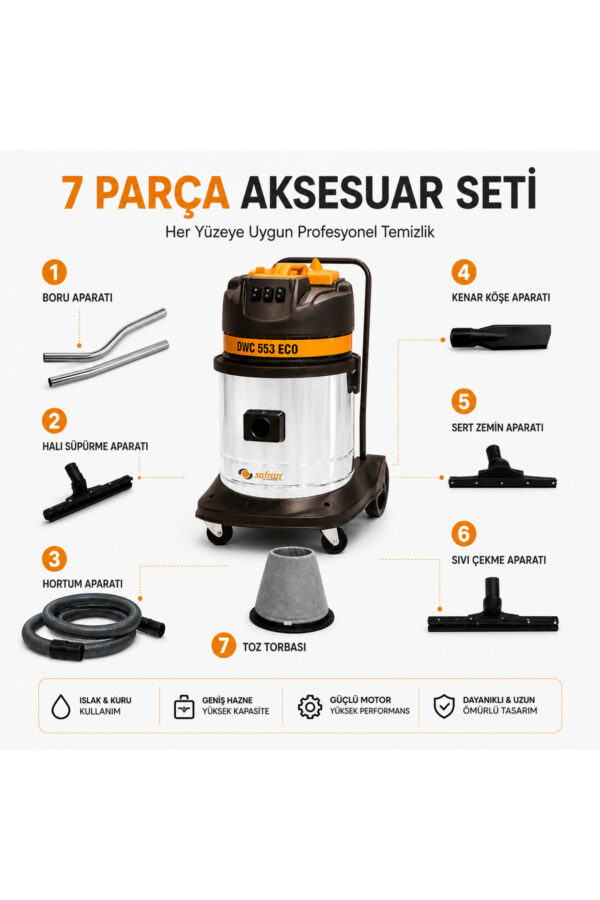 Süpürge full aparatı Dwc553 pro modeli
