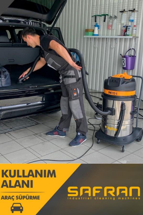 DWP 321 Sanayi Tipi Tek Motorlu Islak Kuru Süpürge Makinası