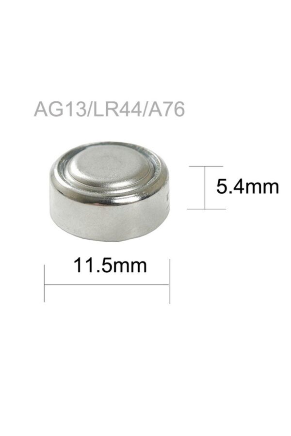 10 Adet Ag13 Alkalin Lr44h A76 Sr44 357 V13ga Düğme Para Pil (a 76 Ag 13 Terazi-saat-oyuncak Pili)