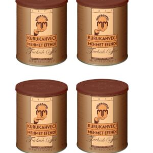 Kurukahveci Mehmet Efendi Türk Kahvesi 4x250 gr - Teneke Kutu