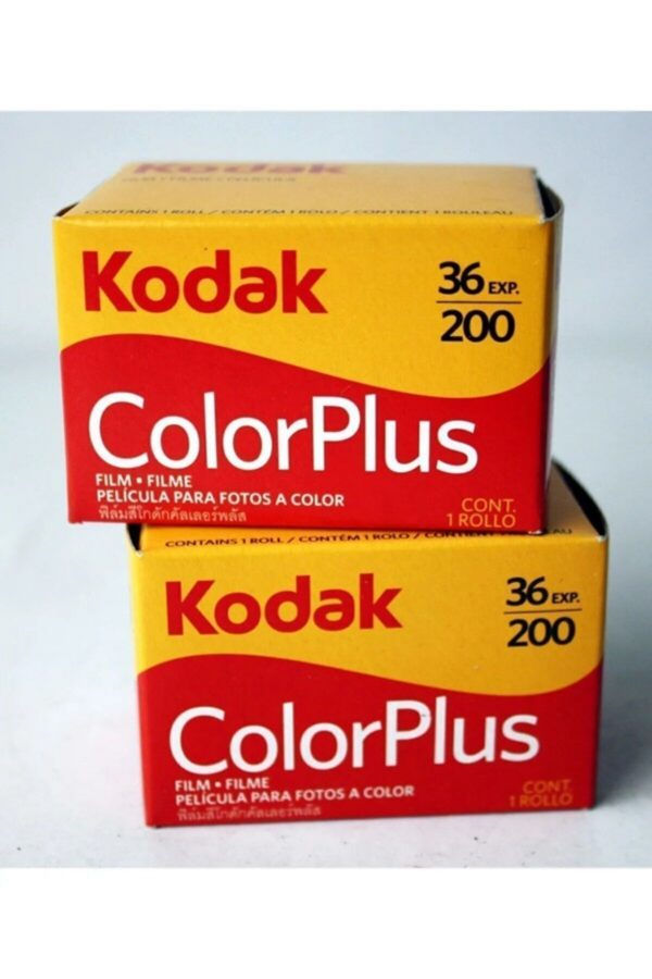 2 Adet Color Plus 200 Asa Analog Fotoğraf Makinesi Film,135/36 -son Kullanım:06/2026