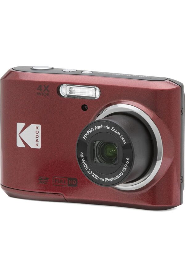 Kodak Pixpro FZ45 Dijital Fotoğraf Makinesi Kırmızı - 16MP 4x Optik Zoom