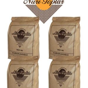 Kurukahveci Nuri Toplar (GÜNLÜK TAZE) Türk Kahvesi 4 Adet 250 Gr.