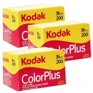 3 Adet Color Plus 200 Asa Analog Fotoğraf Makinesi Film, 135/36 -son Kullanım:06/2026