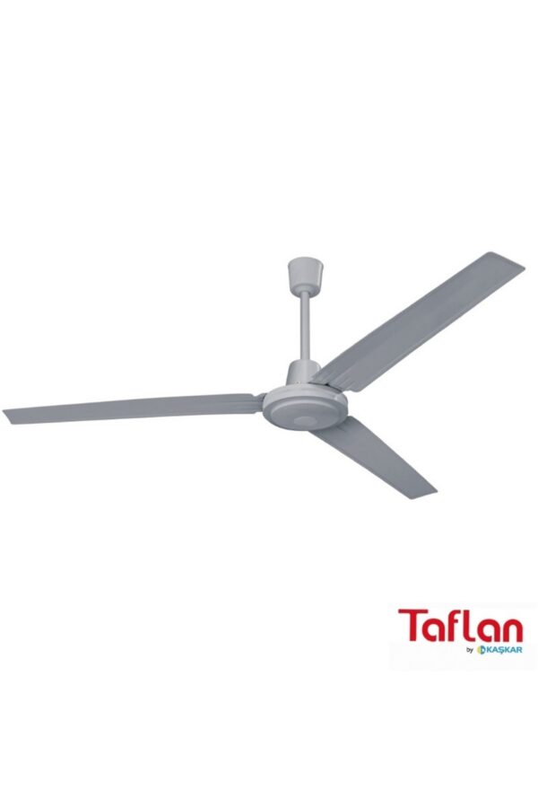 Kaşkar Taflan K56005 Gri Duvardan Kumandalı Metal Tavan Vantilatörü