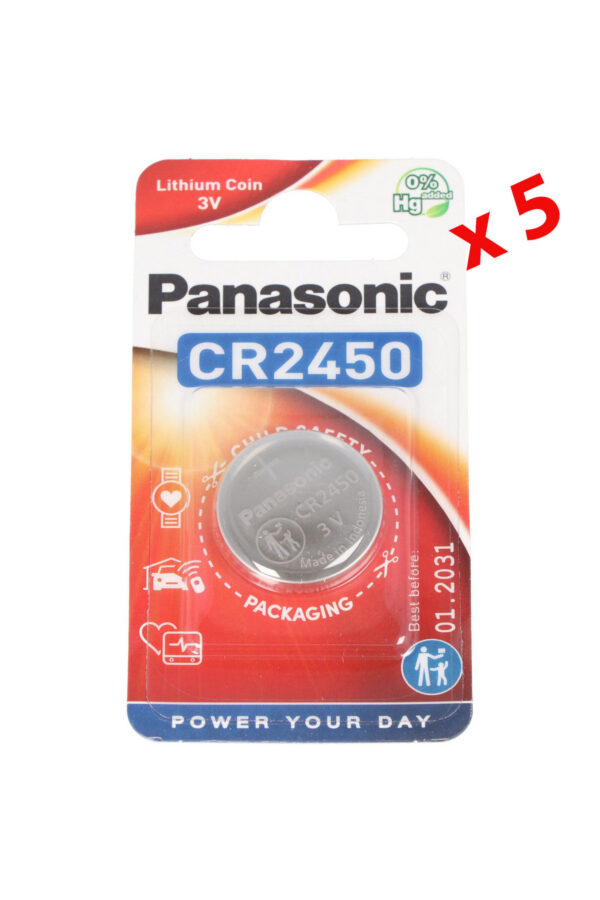 Pil Düğme 2450 3v (beşli Paket)