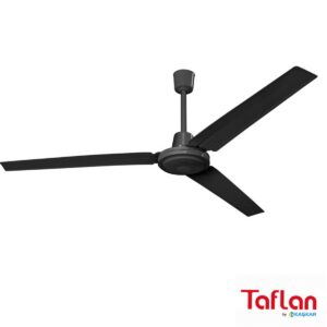 K56005 Siyah Duvardan Kumandalı Metal Tavan Vantilatörü