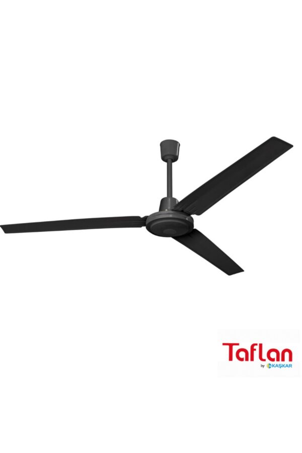 K56005 Siyah Duvardan Kumandalı Metal Tavan Vantilatörü
