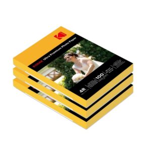 10x15 cm Parlak Fotoğraf Kağıdı 260 gr - 3'lü Paket 300 Yaprak Inkjet 4R Glossy
