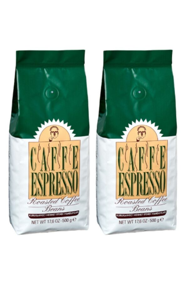 1_org_zoom-746.jpg Kurukahveci Mehmet Efendi Caffe Espresso Çekirdek Kahve 2x500 gr (1 kg)