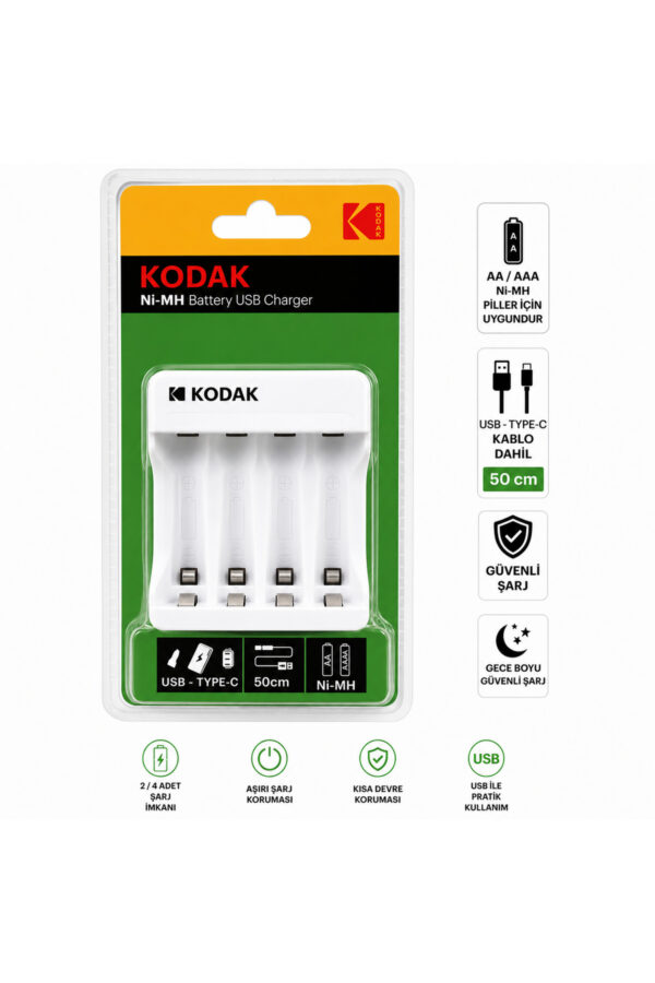 Ni-mh Usb Pil Şarj Cihazı
