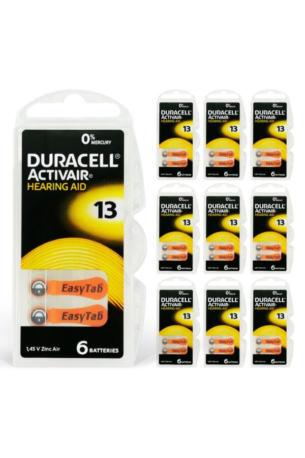 Activair 13 Numara Işitme Cihazı Pili (10 Paket X 6 Adet= 60 Adet Pil)