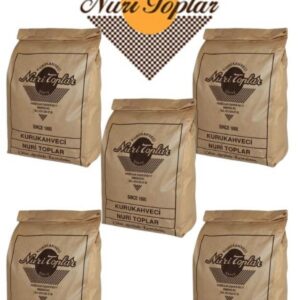 Odun Ateşinde Kavrulmuş Türk Kahvesi 5x250 gr (1250 gr) - Nuri Toplar