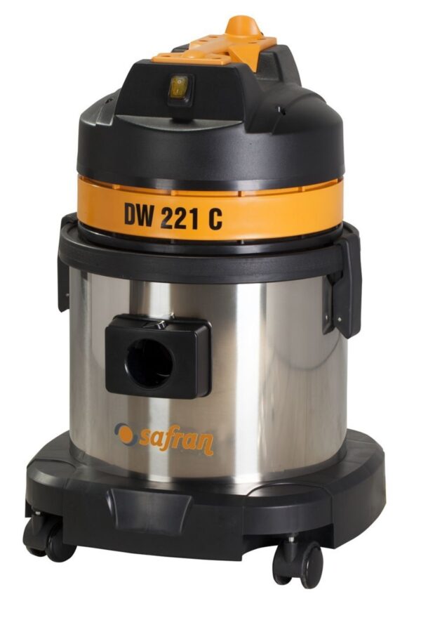 Dwc 221 Tek Motor'lu Sanayi Tipi Islak Kuru Süpürge Makinası Metal Kazanlı 1200 W