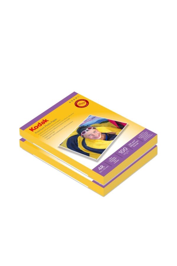 10x15 cm Inkjet Fotoğraf Kağıdı 230 gr Parlak — 2'li Paket (200 Yaprak)