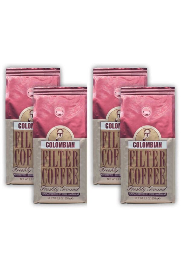 Kurukahveci Mehmet Efendi Colombian Filtre Kahve 4x250 gr (1 kg)