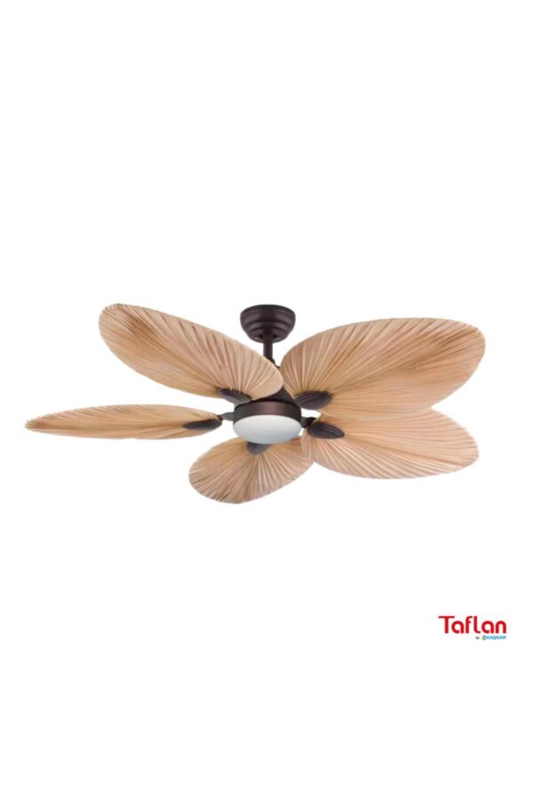 Kaşkar-taflan T52045-l Kahverengi Uzaktan Kumandalı Lambalı Tavan Vantilatörü